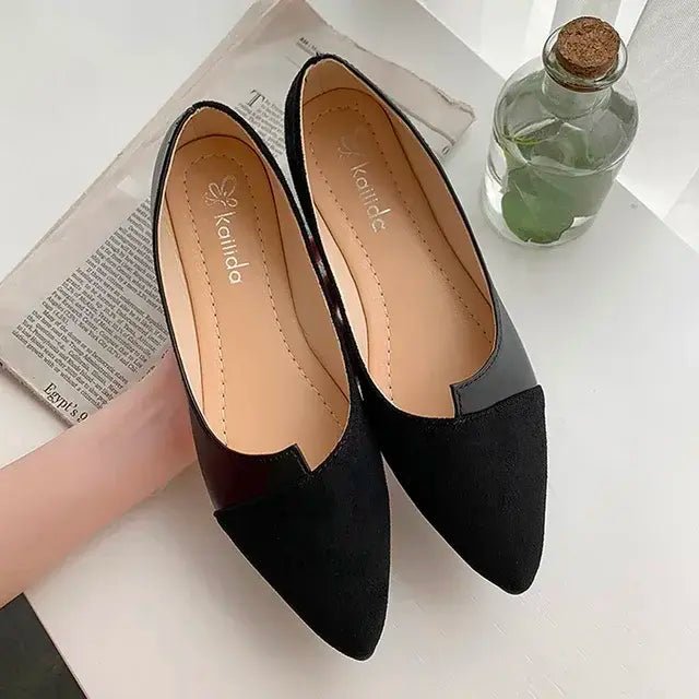 Ballerina Ballet Flat Slip On Black 41