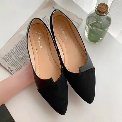 Ballerina Ballet Flat Slip On Black 41