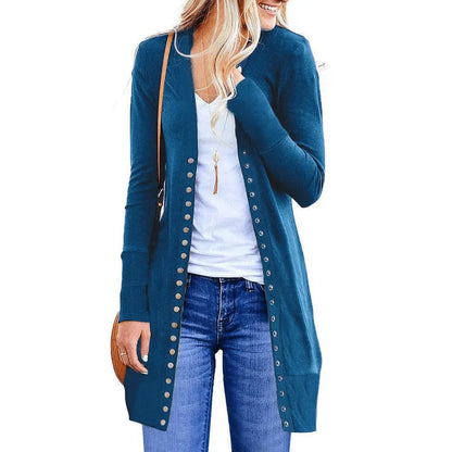 Women's Cardigan | Lupe Blue L