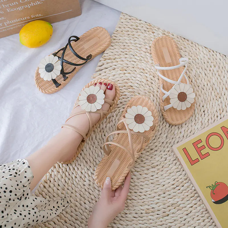 Fairy Style Flat Roman Women's Fashion Sandals