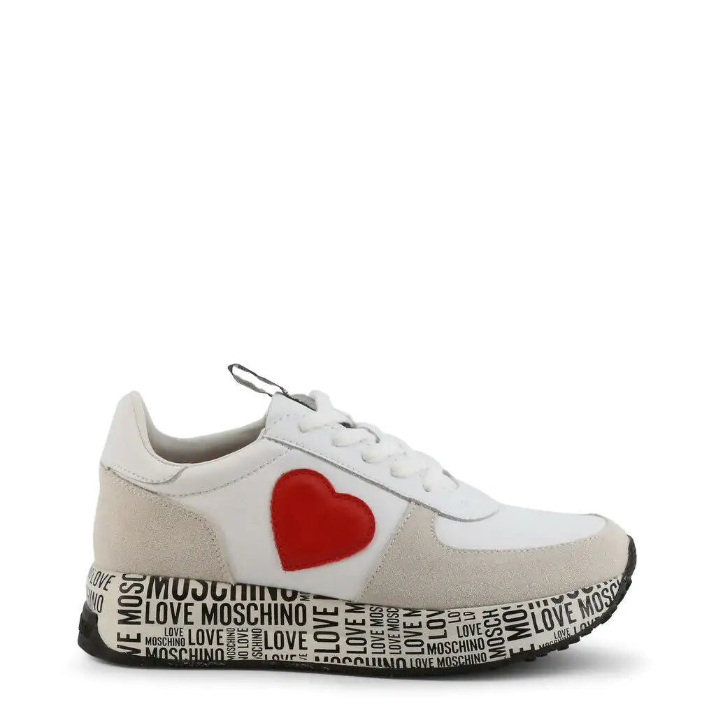 White Heart Sneakers 5