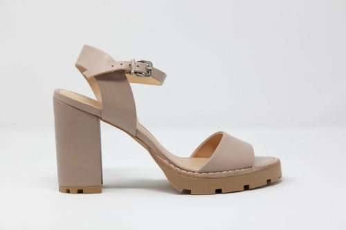 Anna Tony Leather Sandals Nude