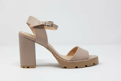 Anna Tony Leather Sandals Nude