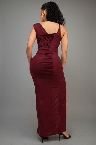 Glitter Maxi Dress | Glitter Slit Dress | PANTERA STORES