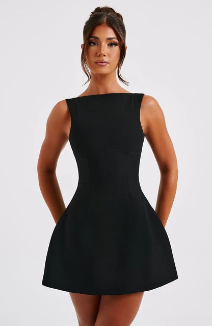 Alicia Mini Dress Black Medium