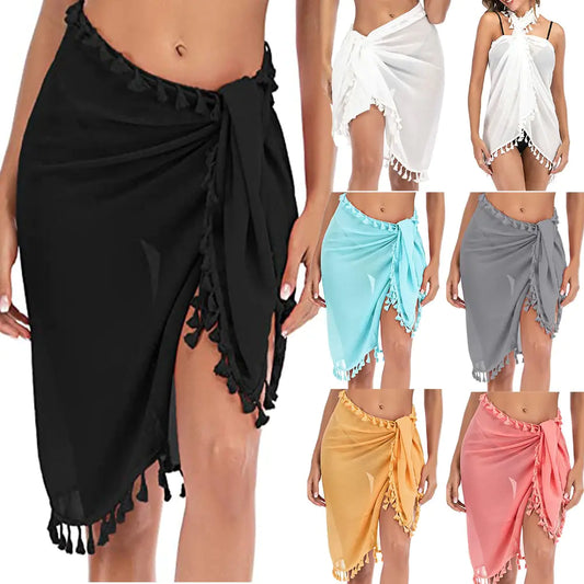 Women's Sarong Swimsuit Coverups