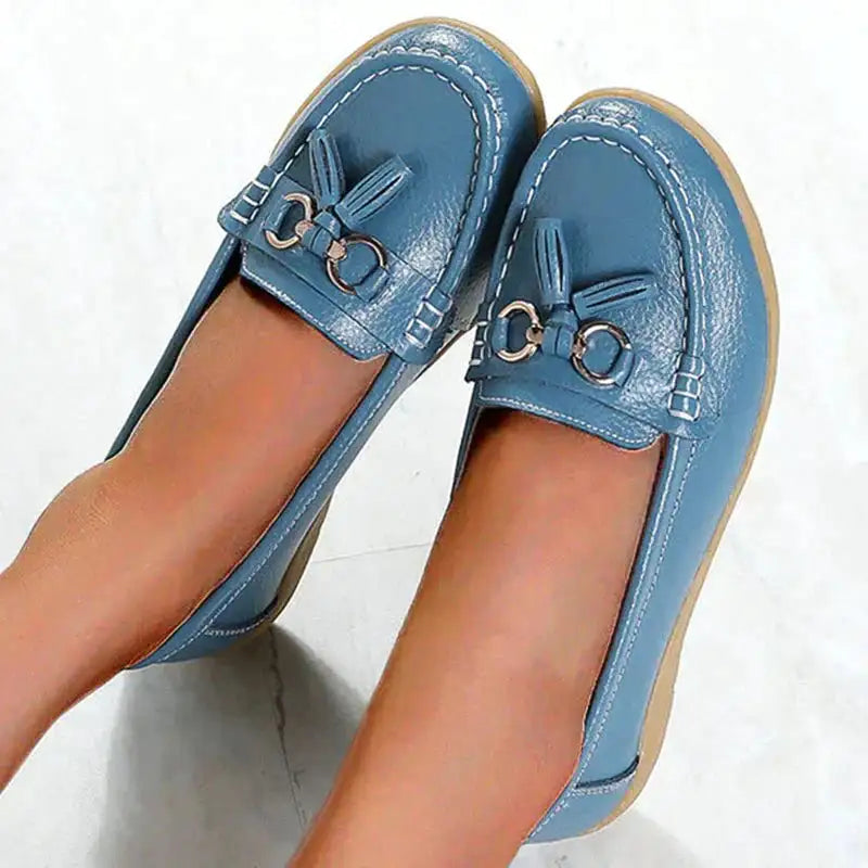 Comfy Orthopedic Loafers Light Blue 34