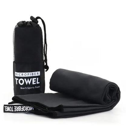 Quick Drying Absorbent Towels Black 2XL(152x76cm)