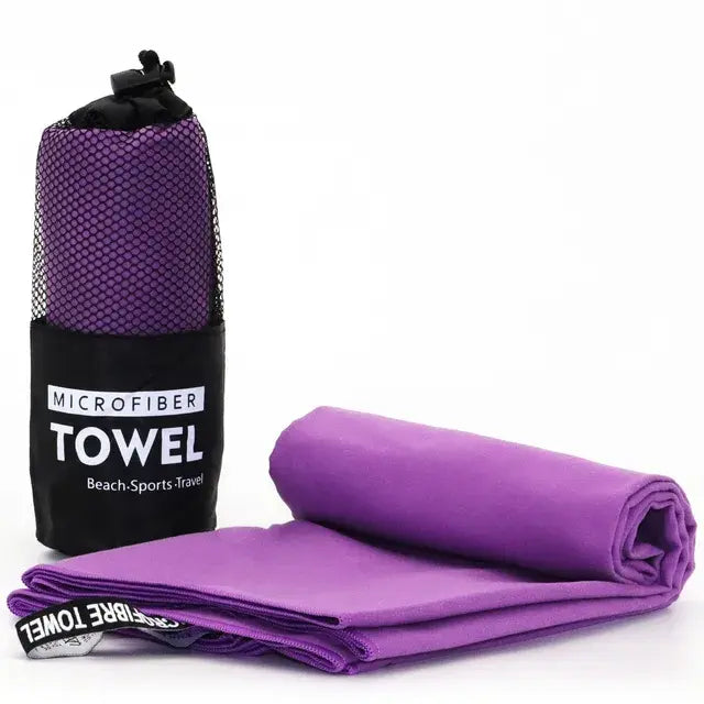 Quick Drying Absorbent Towels Purple Small(80x40cm)