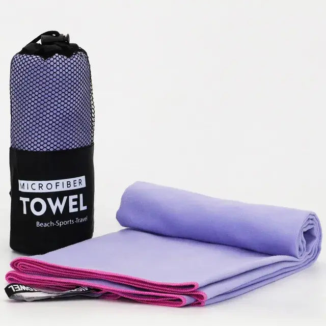 Quick Drying Absorbent Towels Taro Purple Extra Large(130x80cm)