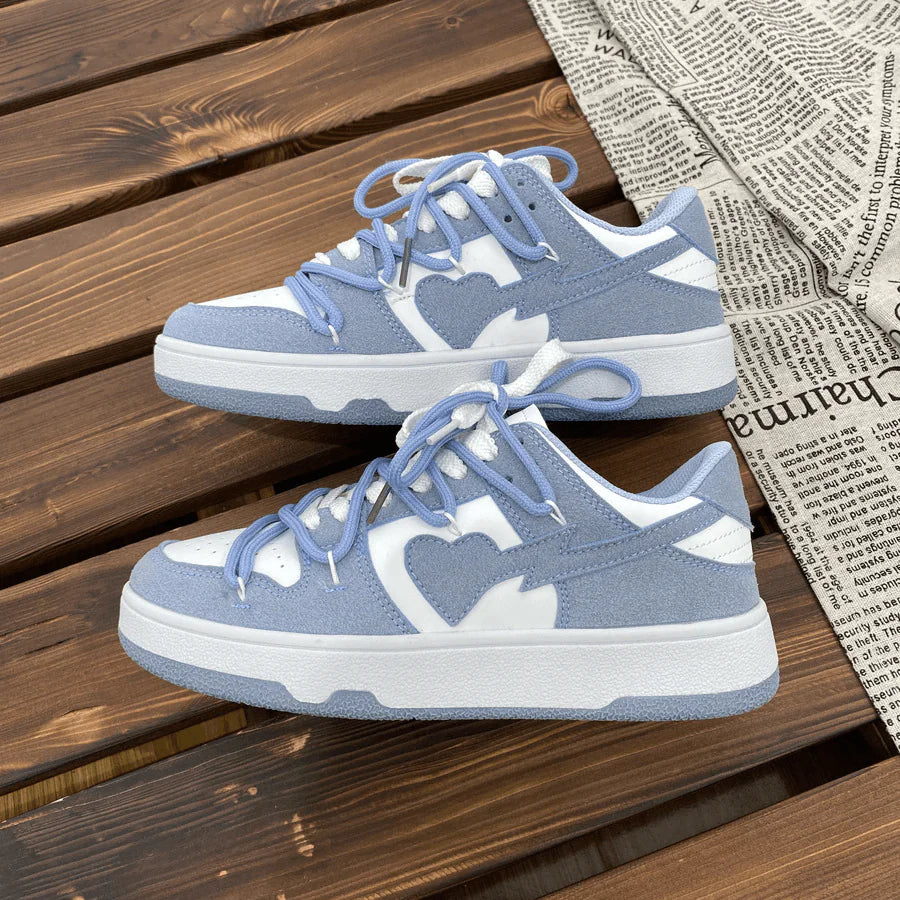 Heart X Sneakers Dunks White Light Blue 44 (Sold out)