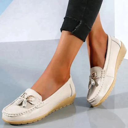 Comfy Orthopedic Loafers Beige 40