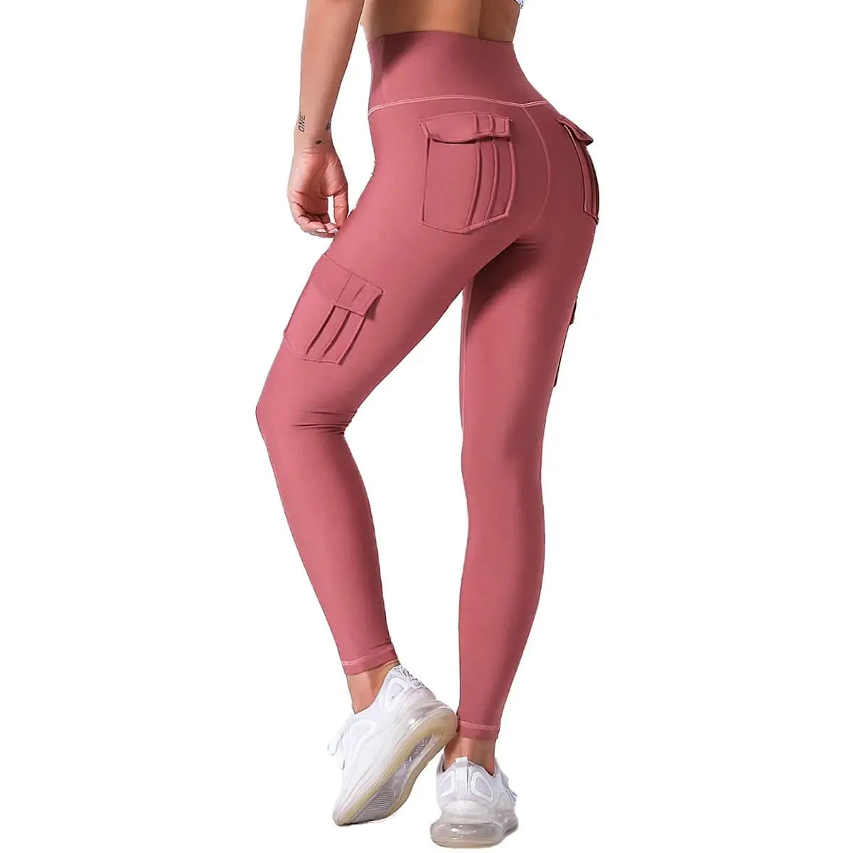 PocketFit Cargo Leggings Pink L