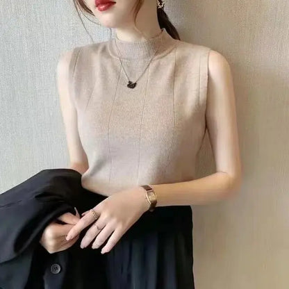 Elegant Shirt Light Coffee One Size