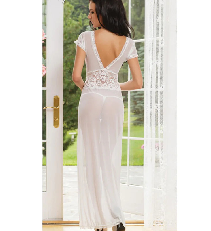 Lingerie Sleepwear Dress - Long Nightgown