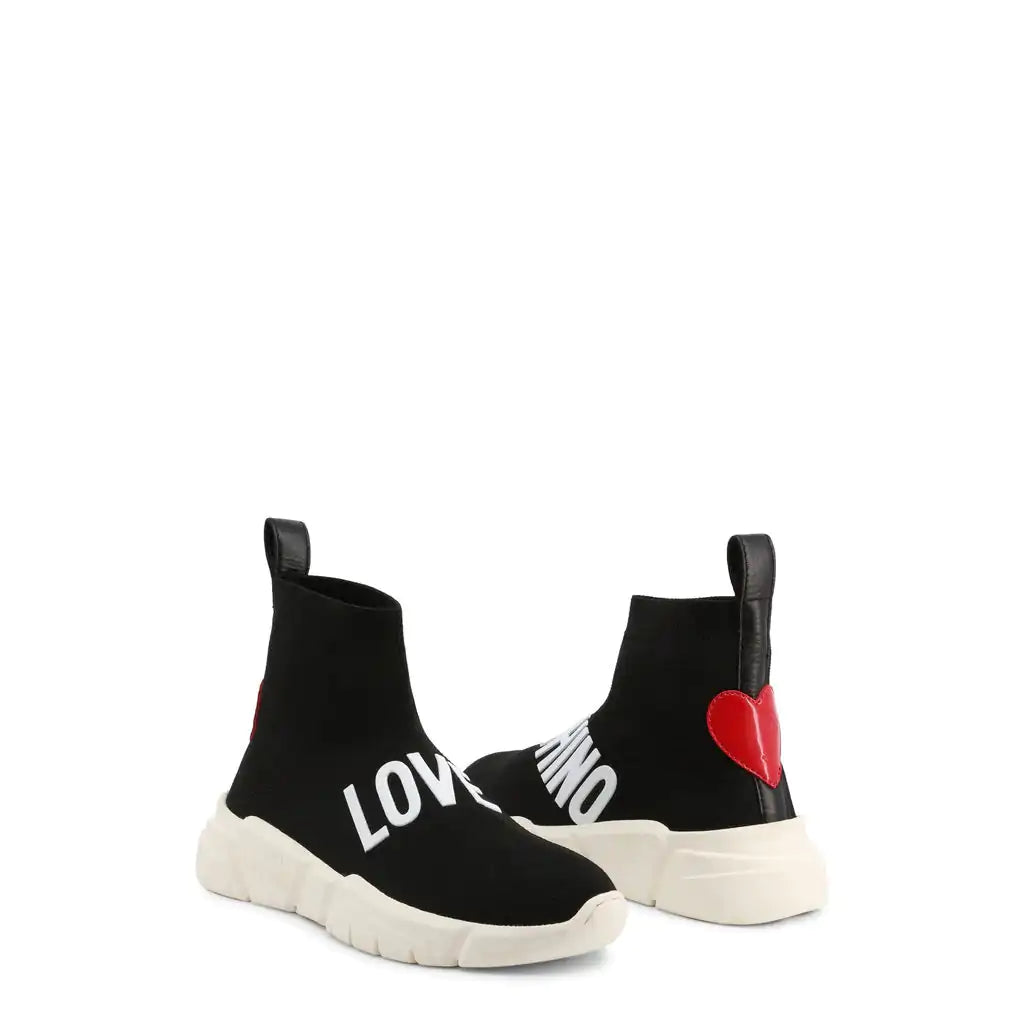 High Top Logo Sock Sneakers