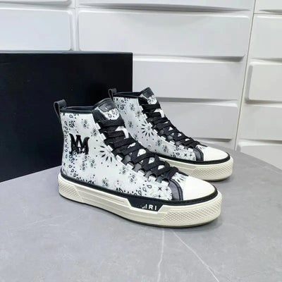 2023 Men's High-Top Star Canvas Sneakers (Thick Sole)