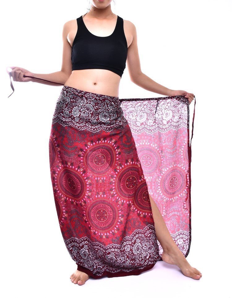 Bohotusk Red Sun Glow Sarong Super Soft 150cm x 110cm