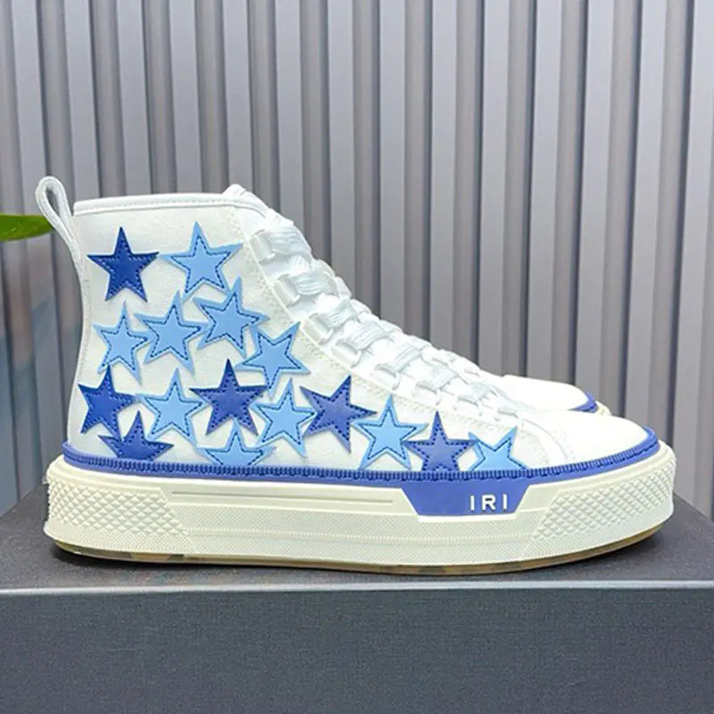 2023 Men's High-Top Star Canvas Sneakers (Thick Sole)