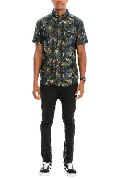 Hawaiian Button Down Shirts | Hawaiian Print Shirt | PANTERA STORES