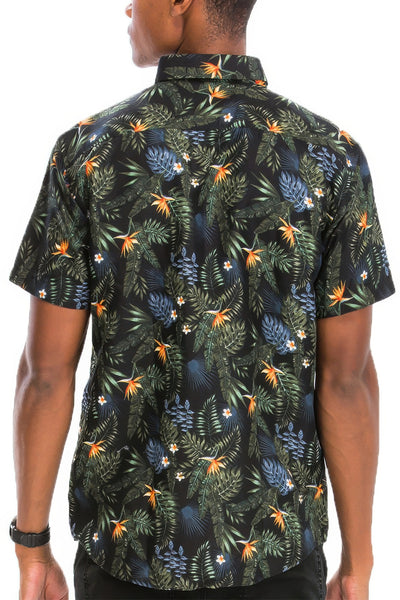 Hawaiian Button Down Shirts | Hawaiian Print Shirt | PANTERA STORES
