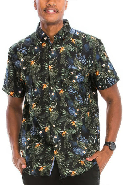 Hawaiian Button Down Shirts | Hawaiian Print Shirt | PANTERA STORES