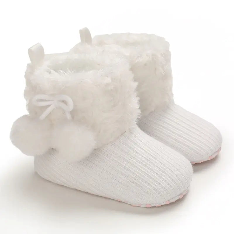 Bottes de neige en coton pour bébé fille de 0 à 1 an