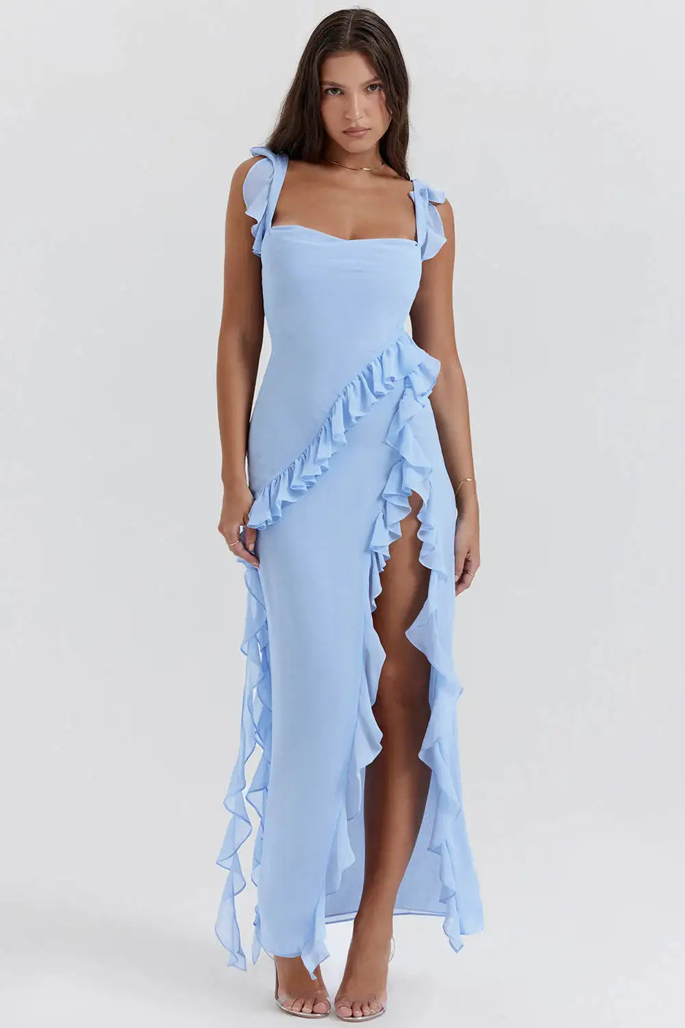 The Brindille Dress Sky blue L