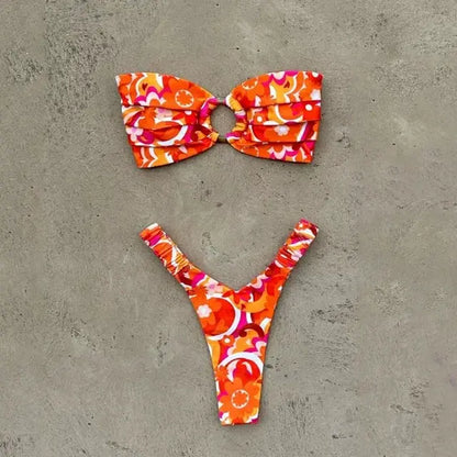 Chic Mirage Bikini Orange M