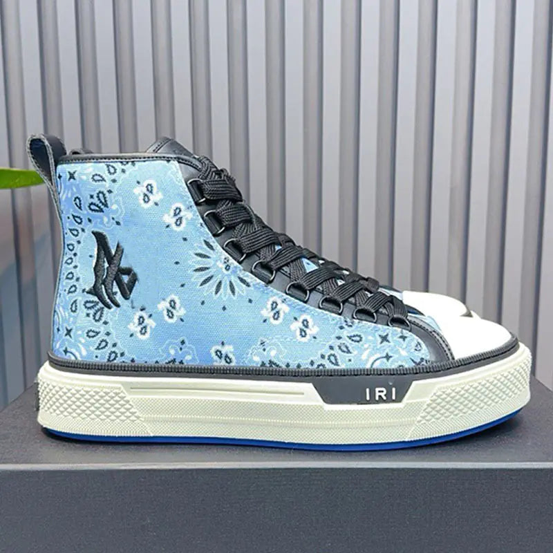 2023 Men's High-Top Star Canvas Sneakers (Thick Sole)