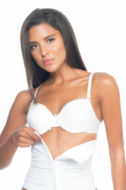 Shopymommy 2026 Double Waist corset White