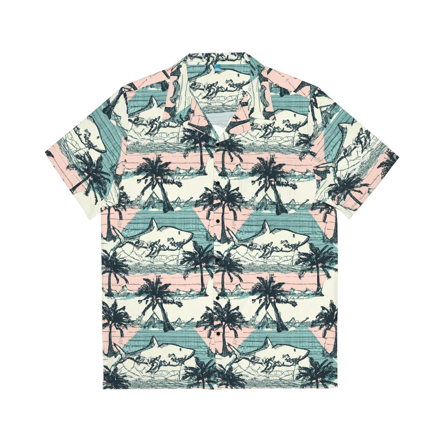 Chemise hawaïenne tropicale vintage pour homme