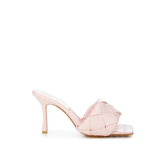 Bottega Veneta Chic Pink Leather Sandals