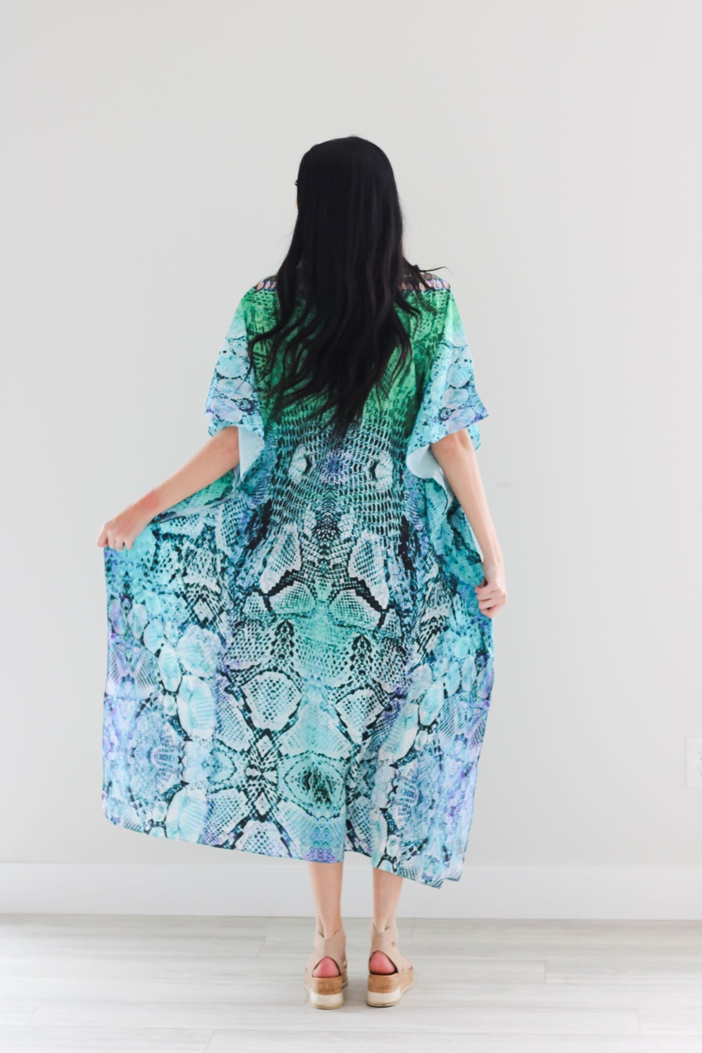 Kaftan Print Dress, Oriental Kaftan Dress, African Kaftan, Ethnic