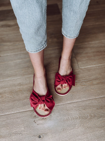 Pink Ribbon Slippers