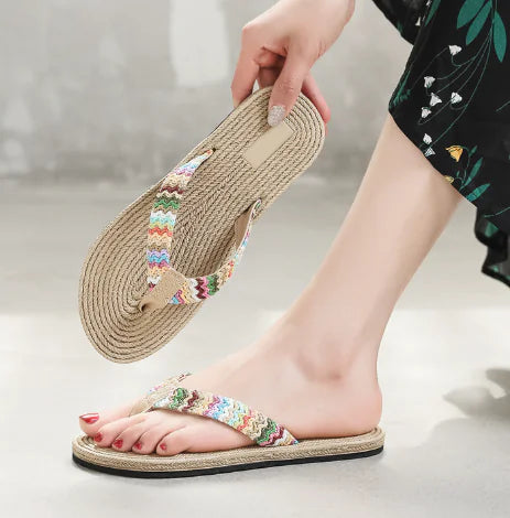 Tongs été 2024 avec cadeau (une paire)