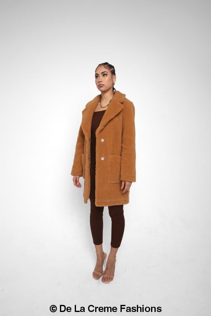 Jacqueline Oversized Teddy Coat