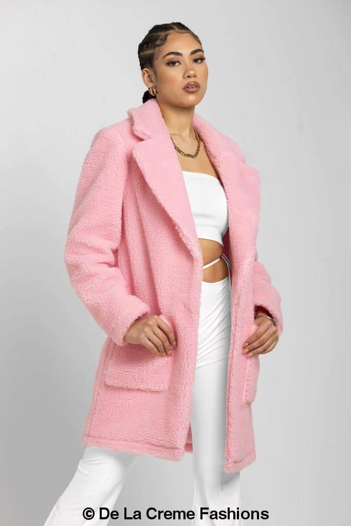 Jacqueline Oversized Teddy Coat