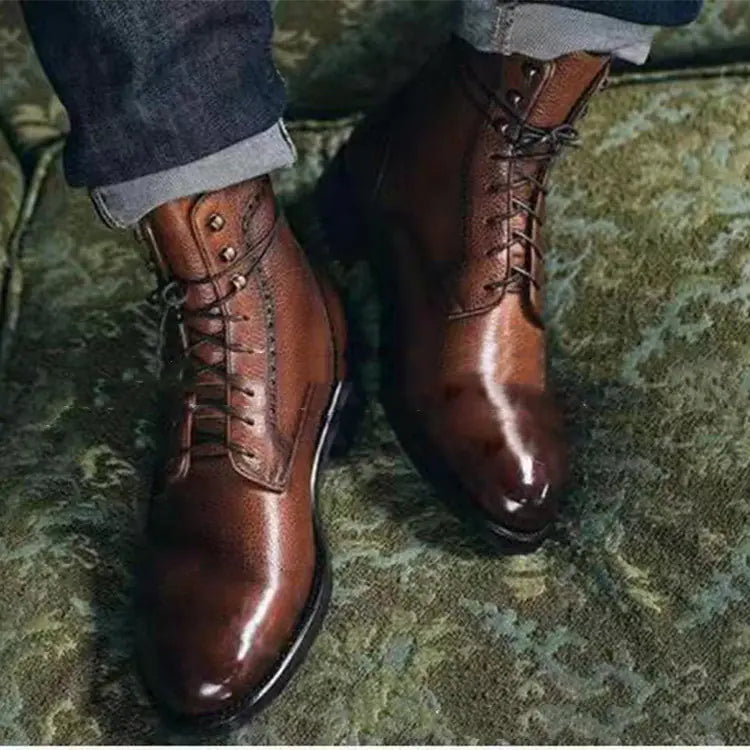 Bottes tendance noires et grises à talons carrés pour femmes