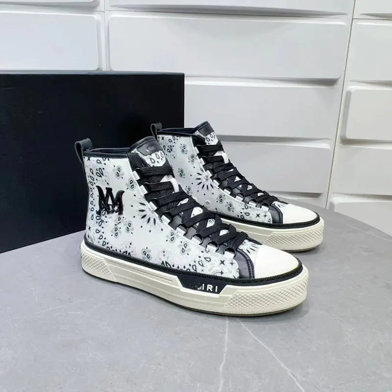 2023 Men's High-Top Star Canvas Sneakers (Thick Sole)