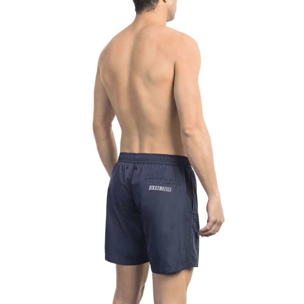 Bikkembergs Elegant Degradé Swim Shorts in Blue