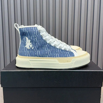 2023 Men's High-Top Star Canvas Sneakers (Thick Sole)