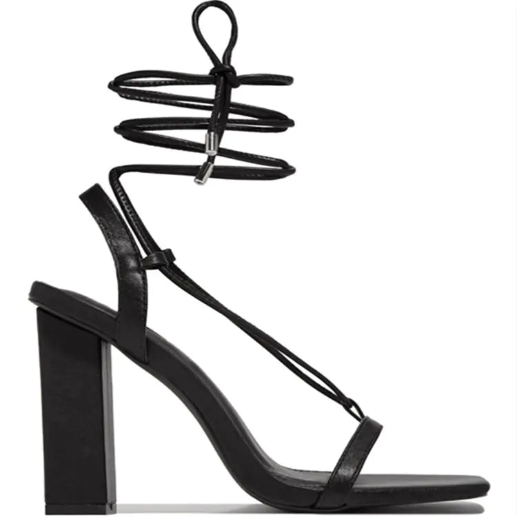Strap Leather and Rubber Fashion Sandals