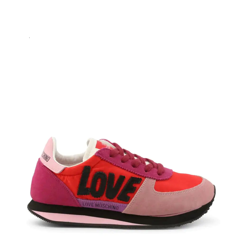 Red Love Suede Sneakers 6