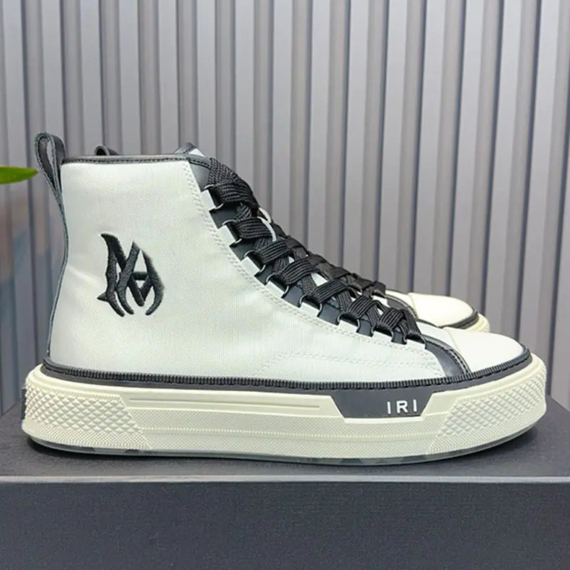 2023 Men's High-Top Star Canvas Sneakers (Thick Sole)