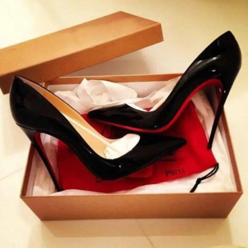 The cMore - Red Bottom High Heel Pumps for Women