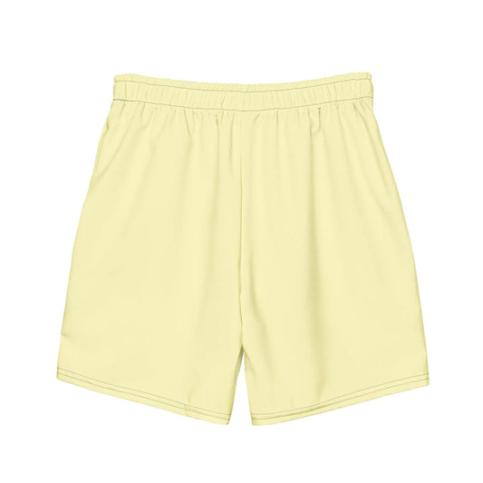 Short de bain écologique jaune pour homme